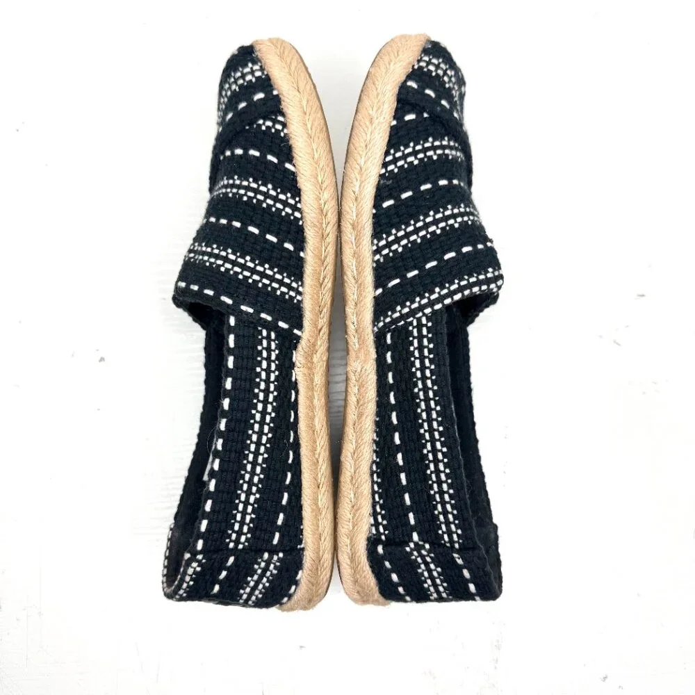 TOMS Alpargata Rope Woven Espadrille Jute Comfort Boho Slip On Flats Womens 6.5